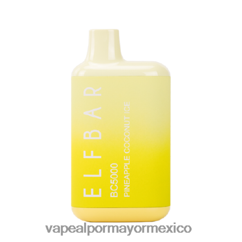 Vaporizador Desechable Al Por Mayor hielo de piña y coco D4H84F305 ELFBAR BC5000