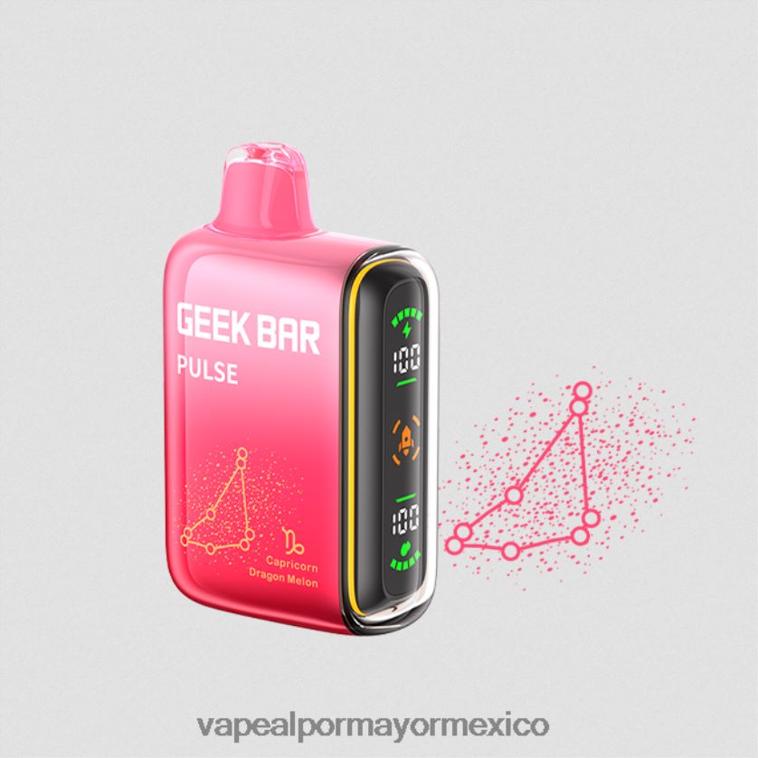 Atomizador Vaporizador Elétrico melón dragón D4H84F70 GEEK BAR Pulse edición zodiac 7500 inhalaciones/15000 inhalaciones