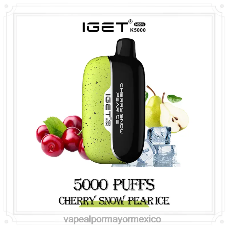 Vaporizador Desechable Al Por Mayor - IGET Moon k5000 D06JP5 cereza nieve pera hielo