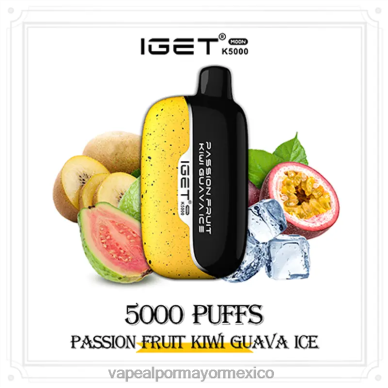 maracuyá kiwi hielo de guayaba