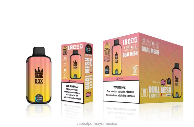 Cigarrillo Electrónico Al Por Mayor - Bang Box 18000 bocanadas jugo de durazno 8H0B091