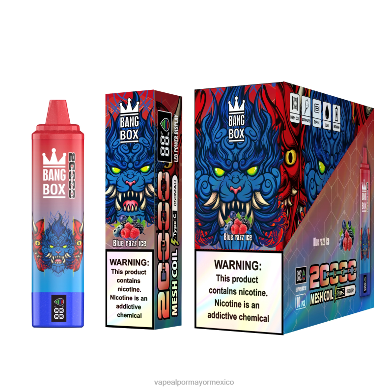Cigarrillo Electrónico Al Por Mayor - Bang Box 20000 hielo azul 8H0B059