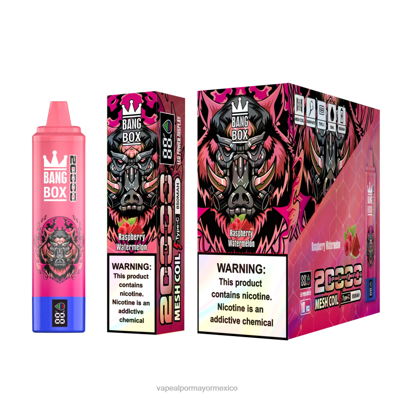 Jugo De Vapeo - Bang Box 20000 sandia frambuesa 8H0B053