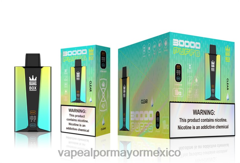 Jugo De Vapeo - Bang Box Pantalla inteligente de 30000 inhalaciones claro 8H0B076