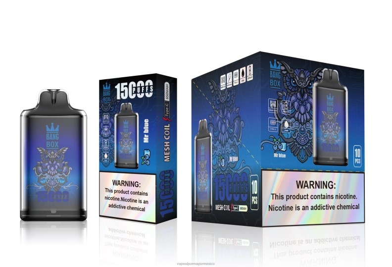 Vape Al Por Mayor Mexico - Bang Box s1-15000 bocanadas señor azul 8H0B0109