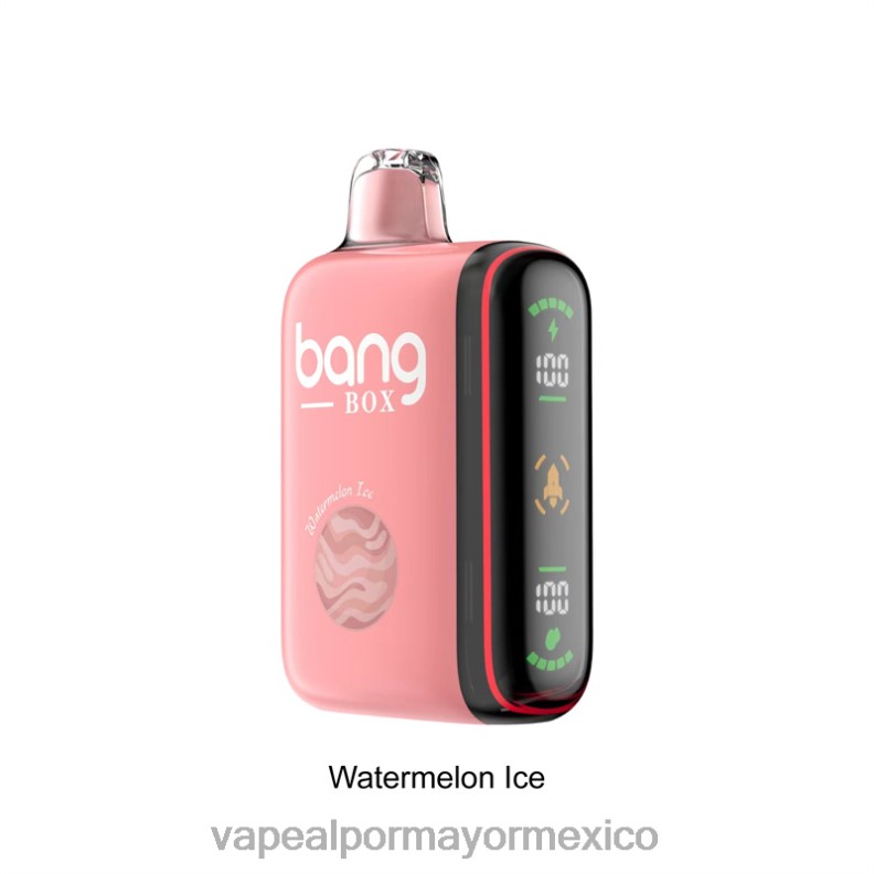 Vaporizador Al Por Mayor - Bang Box Pantalla de potencia inteligente de 9000-18000 inhalaciones hielo de sandia 8H0B034