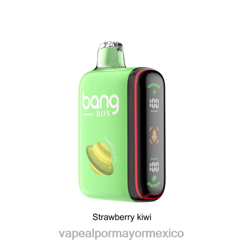 Vaporizador Mexico - Bang Box Pantalla de potencia inteligente de 9000-18000 inhalaciones kiwi fresa 8H0B027