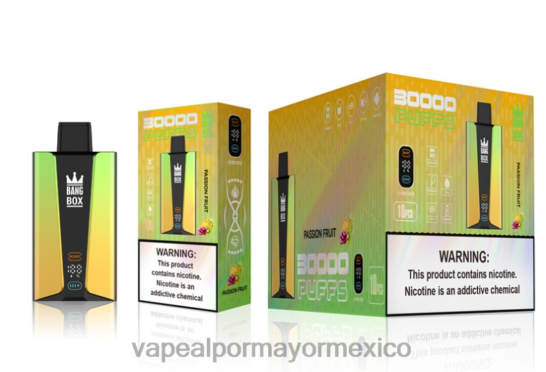 Venta De Vaporizadores Al Por Mayor - Bang Box Pantalla inteligente de 30000 inhalaciones granadilla 8H0B084