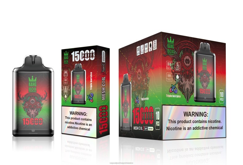 Venta De Vaporizadores Al Por Mayor - Bang Box s1-15000 bocanadas hielo de triple baya 8H0B0104
