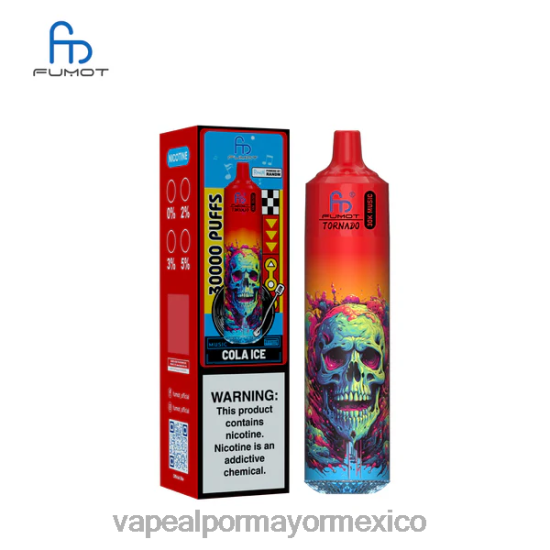 Vaporizador Desechable Por Mayor - Fumot Tornado música de 30k hielo de cola PB6DX9