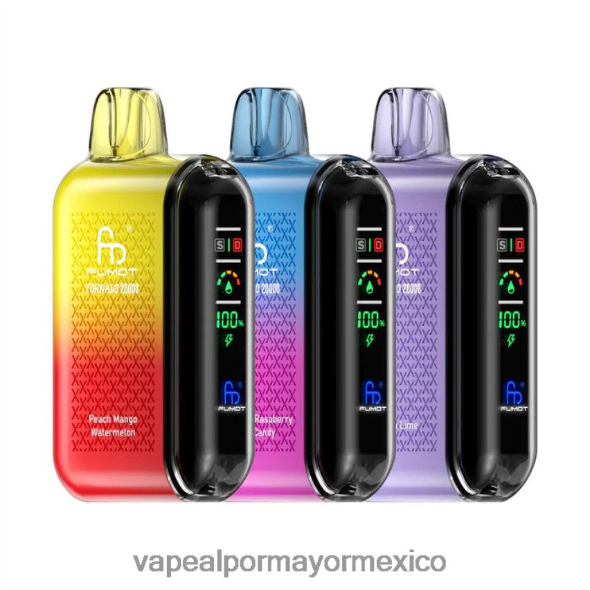 Vaporizador Mexico - Fumot Tornado 20000 vaporizadores desechables exclusivo LXDN8417