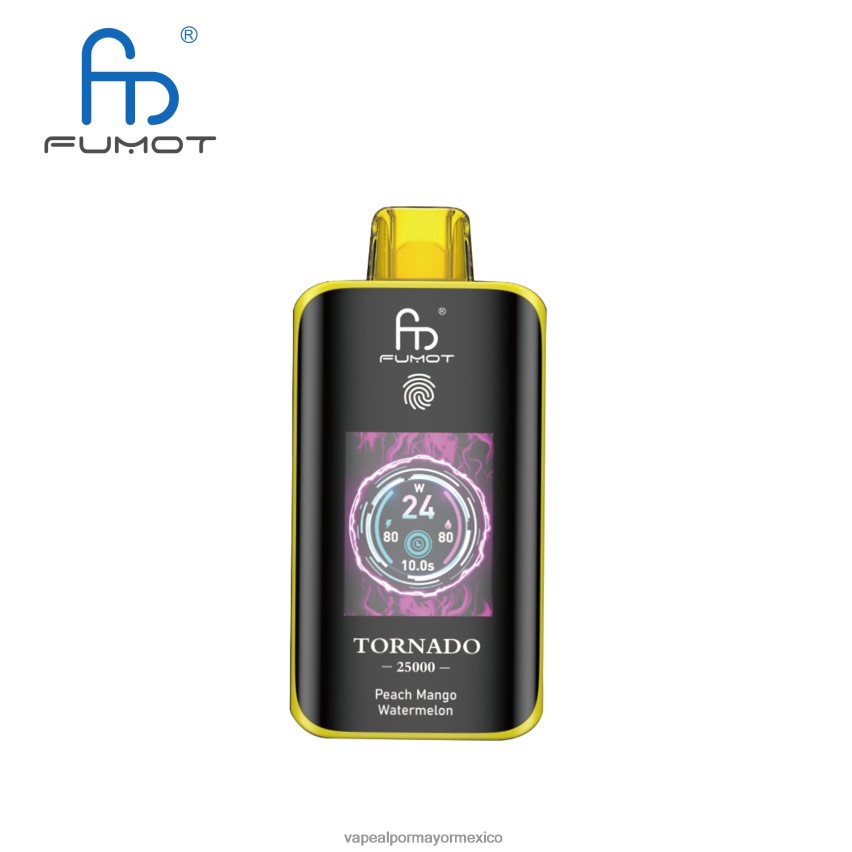 Vaporizador Desechable Por Mayor - Fumot Tornado 25000 vaporizadores desechables sandia mango durazno LXDN849