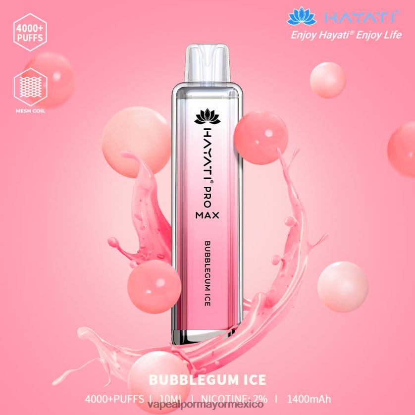 Vaporizador Desechable Al Por Mayor hielo de chicle D4H84F185 Hayati Pro Max 4000