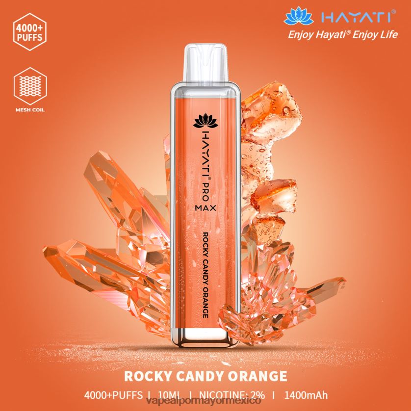 naranja caramelo rocoso