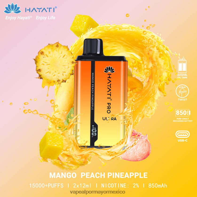 mango durazno piña