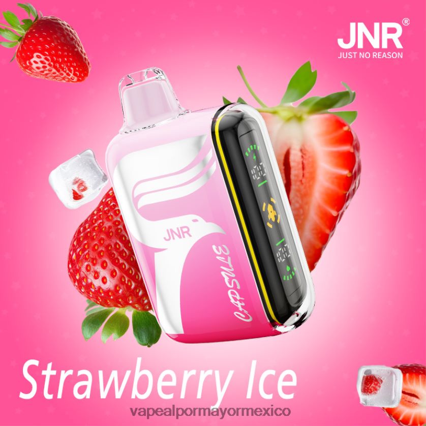 hielo de fresa