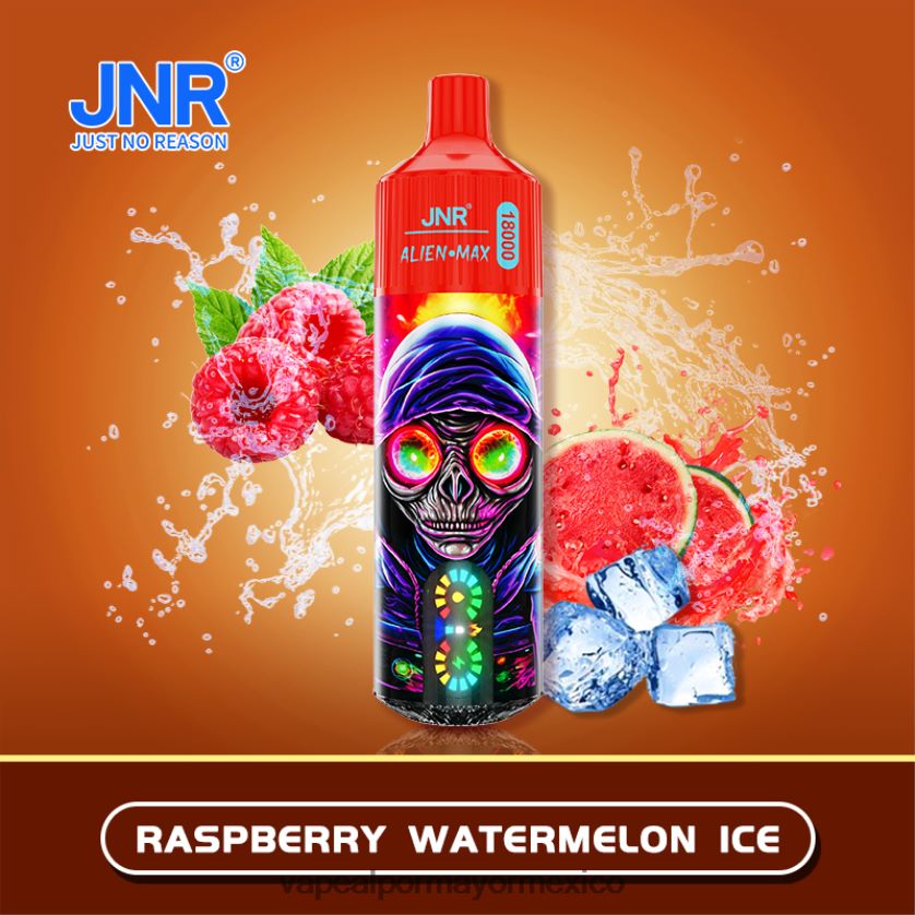 Vaporizador Desechable Por Mayor hielo de sandía frambuesa D4H84F579 JNR ALIEN MAX