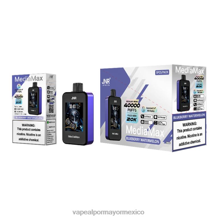 JNR MediaMax bocanada de 40k sandía de arándanos J846V12 Vaporizador Desechable Precio