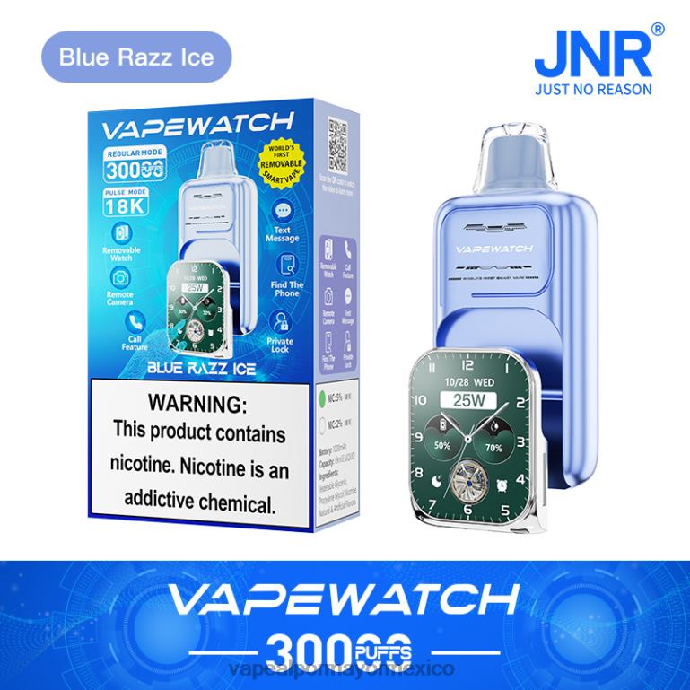 JNR reloj vapeador hielo azul J846V11 Vape Al Por Mayor Mexico
