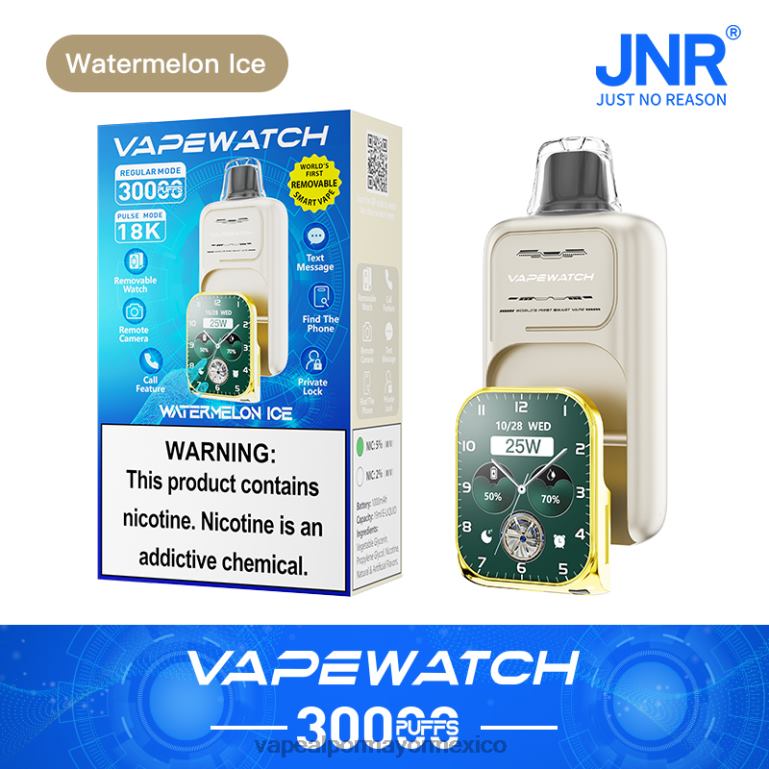 JNR reloj vapeador hielo de sandia J846V9 Vaporizador Desechable Por Mayor