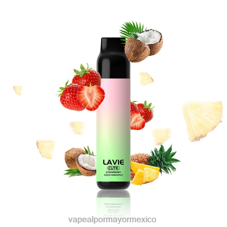 fresa coco manzana