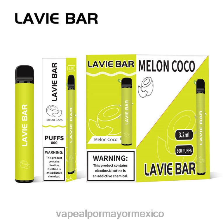 Vaporizador Desechable Al Por Mayor - LAVIE BAR 800 bocanadas 608TD315 melón coco
