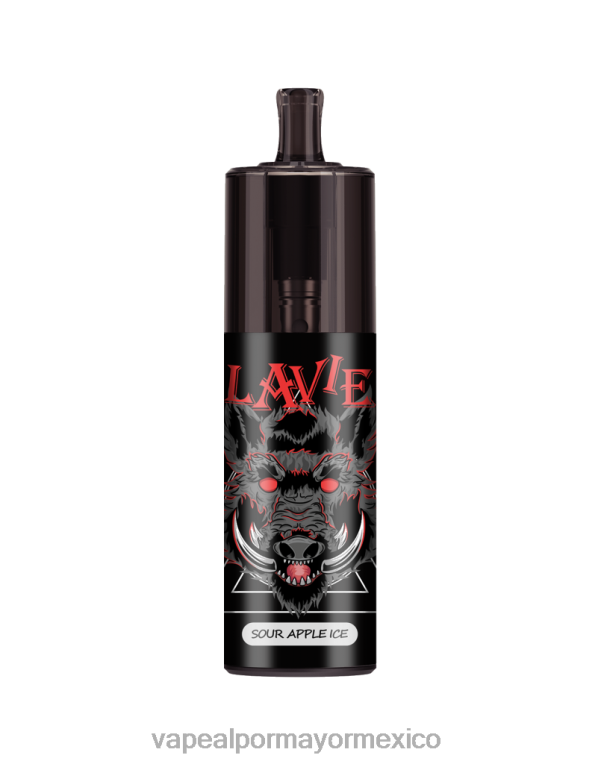 Vaporizador Desechable Por Mayor - LAVIE COLOUR BAR Control de flujo de aire de 10000 inhalaciones. 608TD329 hielo de manzana agria