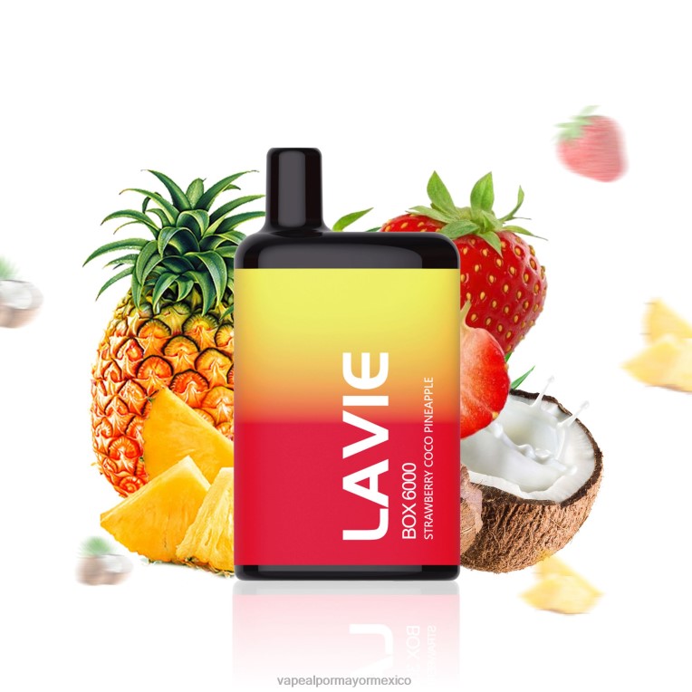 Vaporizador Desechable Al Por Mayor - LAVIE BOX 6000 bocanadas 608TD205 fresa coco piña