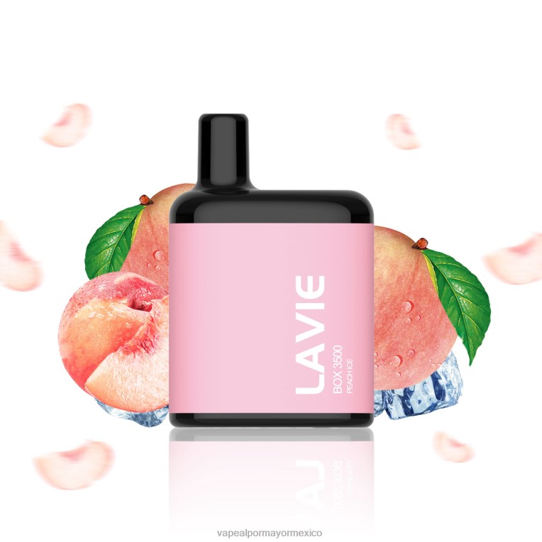 Vaporizador Desechable Por Mayor - LAVIE BOX 3500 bocanadas 608TD209 hielo de durazno