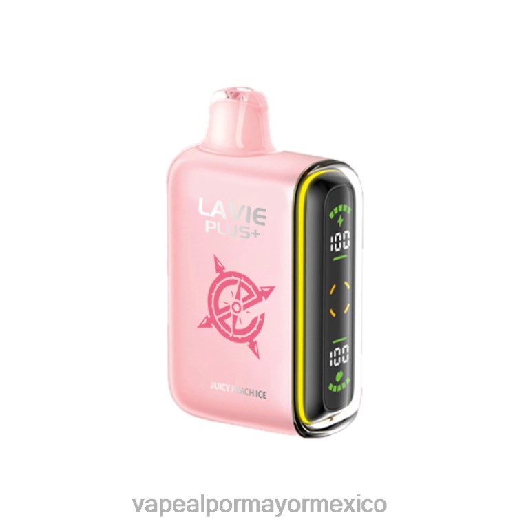 Vaporizador Desechable Por Mayor - LAVIE PLUS 15000 bocanadas 608TD99 jugoso hielo de durazno