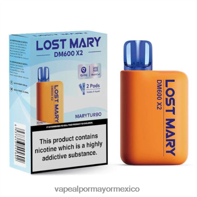 Vaporizador Desechable Al Por Mayor maryturbo D4H84F475 LOST MARY DM600 X2