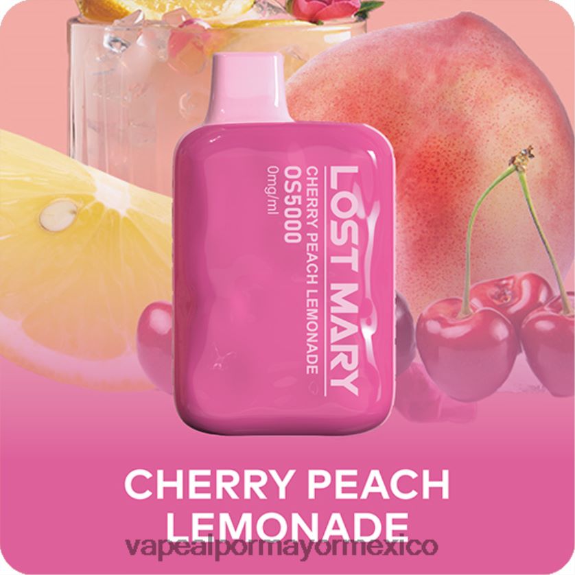 limonada de cereza y durazno