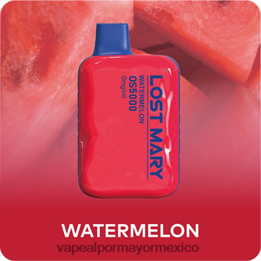 Vaporizador Desechable Al Por Mayor sandía D4H84F505 LOST MARY OS5000 0mg/ml