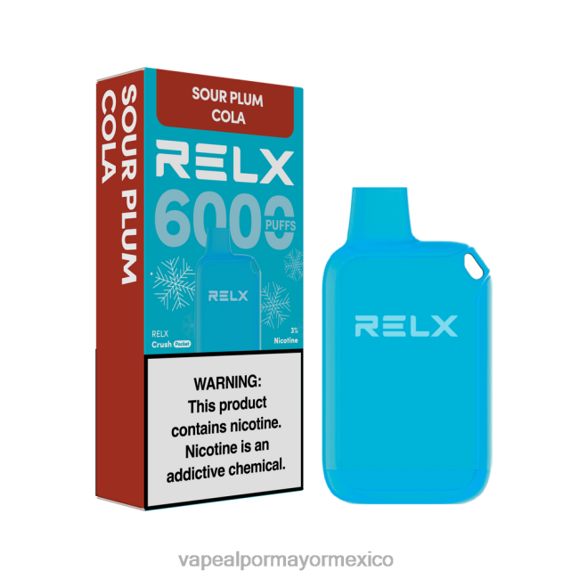 Vaporizador Desechable Por Mayor - RELX Crush Pocket 6000 helado cola de ciruela agria 46PP419