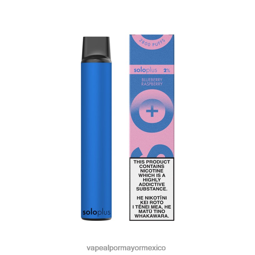 Vaporizador Desechable Por Mayor - Solo Plus colección paraíso vape desechable frambuesa arándano 4LV0839