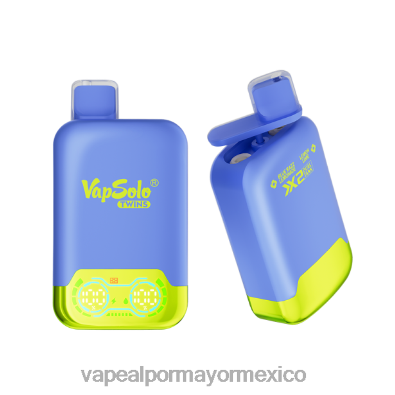 Atomizador Vaporizador Elétrico - Vapsolo TWINS vaporizador desechable limonada blue razz y lima limón HJ862120