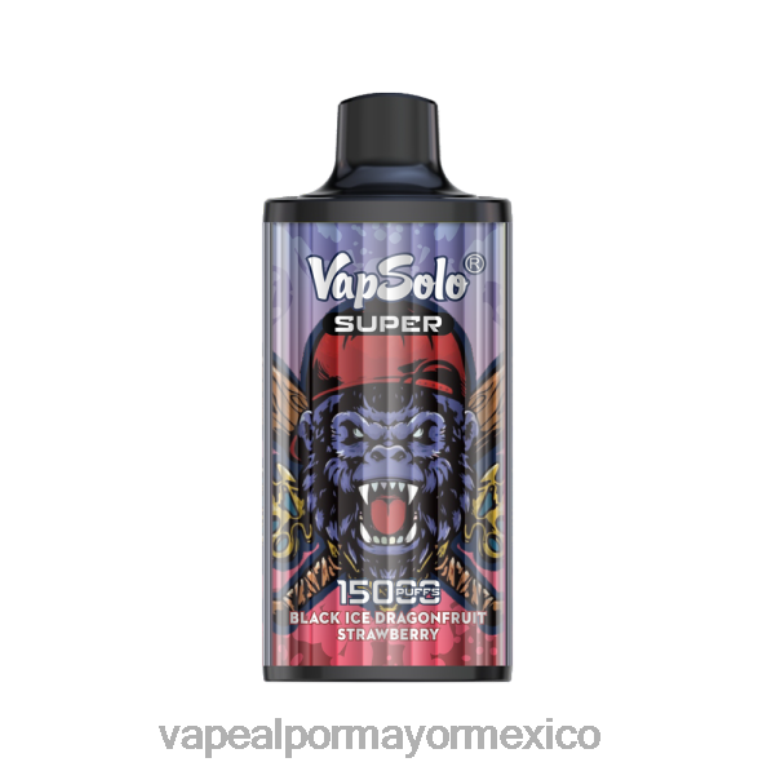 Vaporizador Mexico - Vapsolo SUPER vaporizador desechable fresa de drango de hielo negro HJ862107