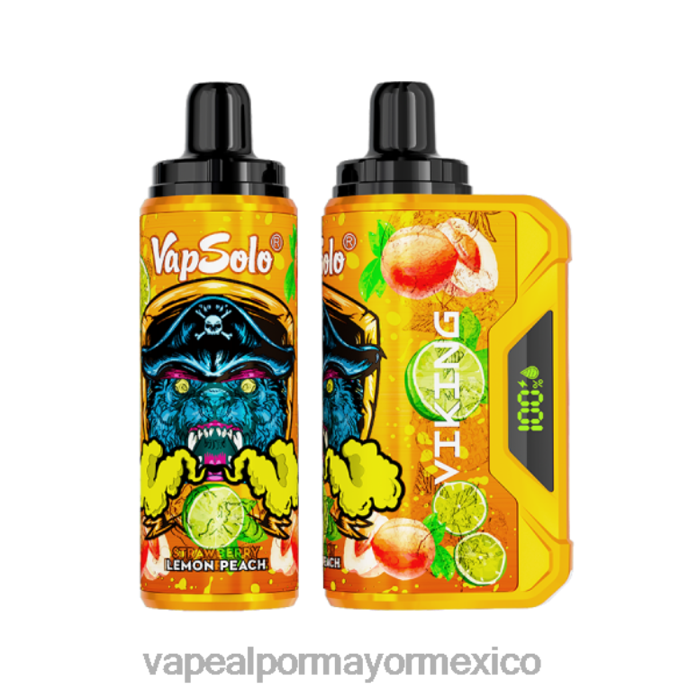 Vaporizador Desechable Al Por Mayor - Vapsolo VIKING vaporizador desechable durazno limon HJ862135