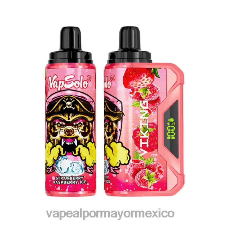 Vaporizador Desechable Por Mayor - Vapsolo VIKING vaporizador desechable hielo de fresa y frambuesa HJ862139