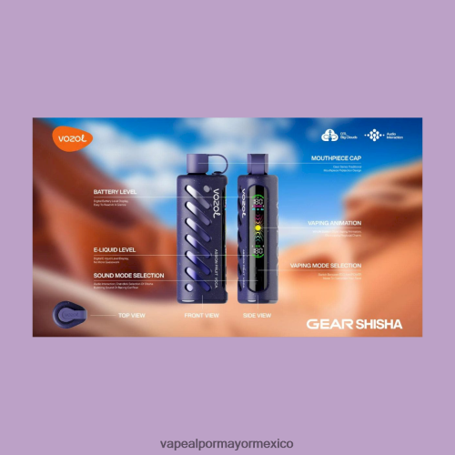 Vape Al Por Mayor Mexico - VOZOL engranaje shisha 25000 multi 8F0F6P1