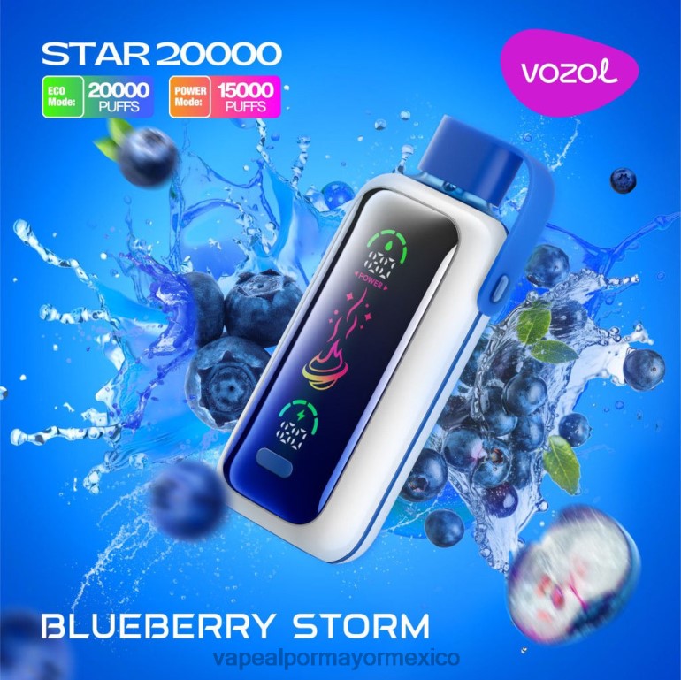 Vaporizador Desechable Al Por Mayor - VOZOL STAR 20000 T4Z4H5 tormenta de arándanos