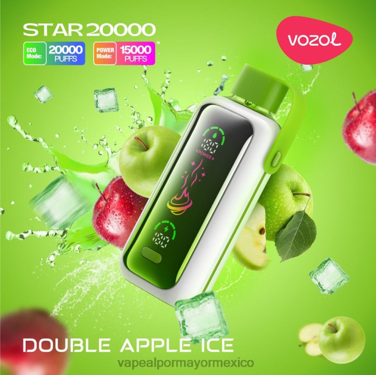 doble hielo de manzana